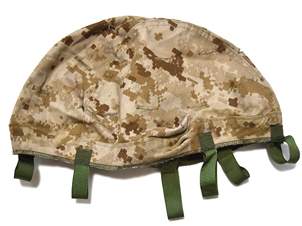 米軍実物 USMC リバーシブル ヘルメットカバー M/L ウッドランド