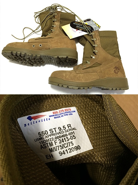アメリカ海兵隊BELLEVILLEブーツ 米軍 USMC 海兵隊 Belleville