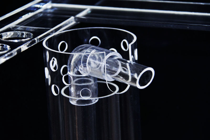 オーバーフロー用三重管クリア H600用 - 熱帯魚のmishima