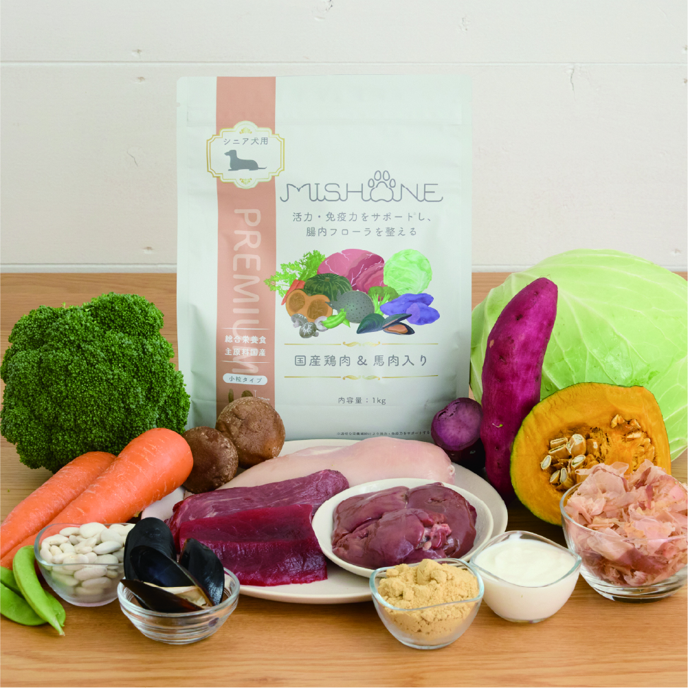 ミシュワン シニア犬用ドッグフード（国産鶏肉＆馬肉入り