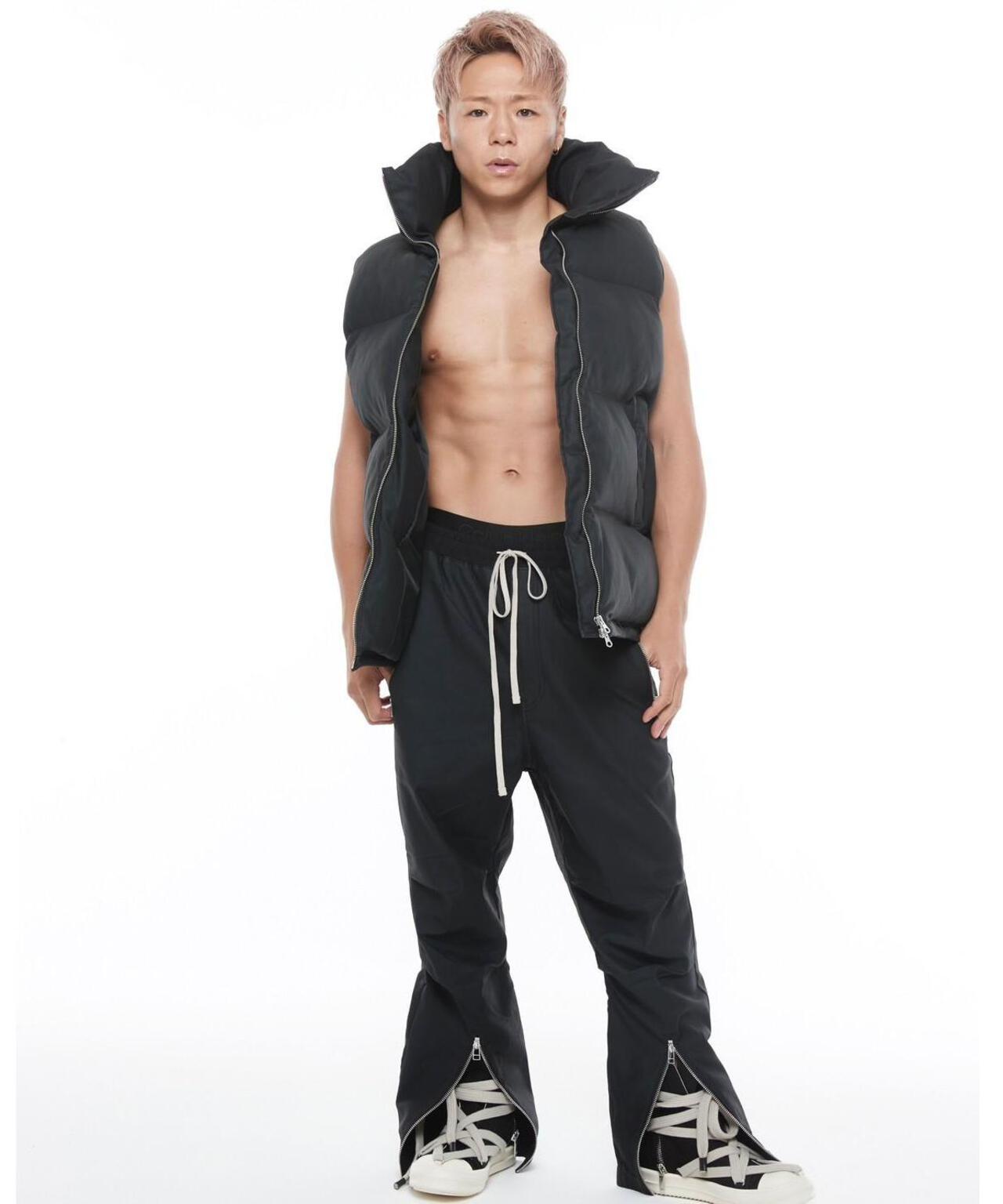 DankeSchon/ダンケシェーン/TC BLK FRONTZIP PANTS/TCブラックフロント