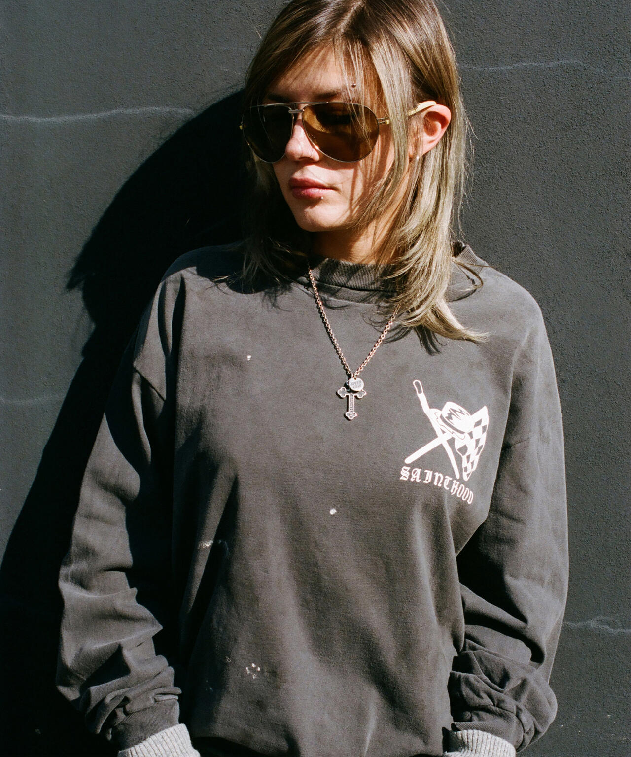 SAINT MICHAEL×NEIGHBORHOOD/セントマイケル×ネイバーフッド/STHD . LS