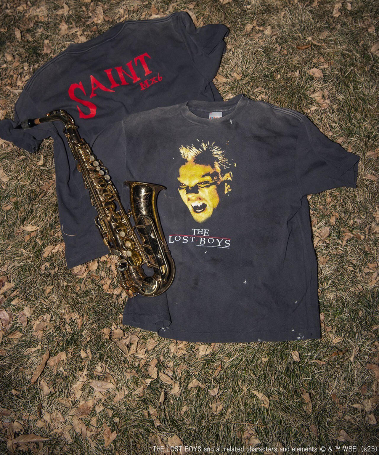 SAINT MICHAEL/セントマイケル/The Lost Boys SS TEE VANPIRE BLACK