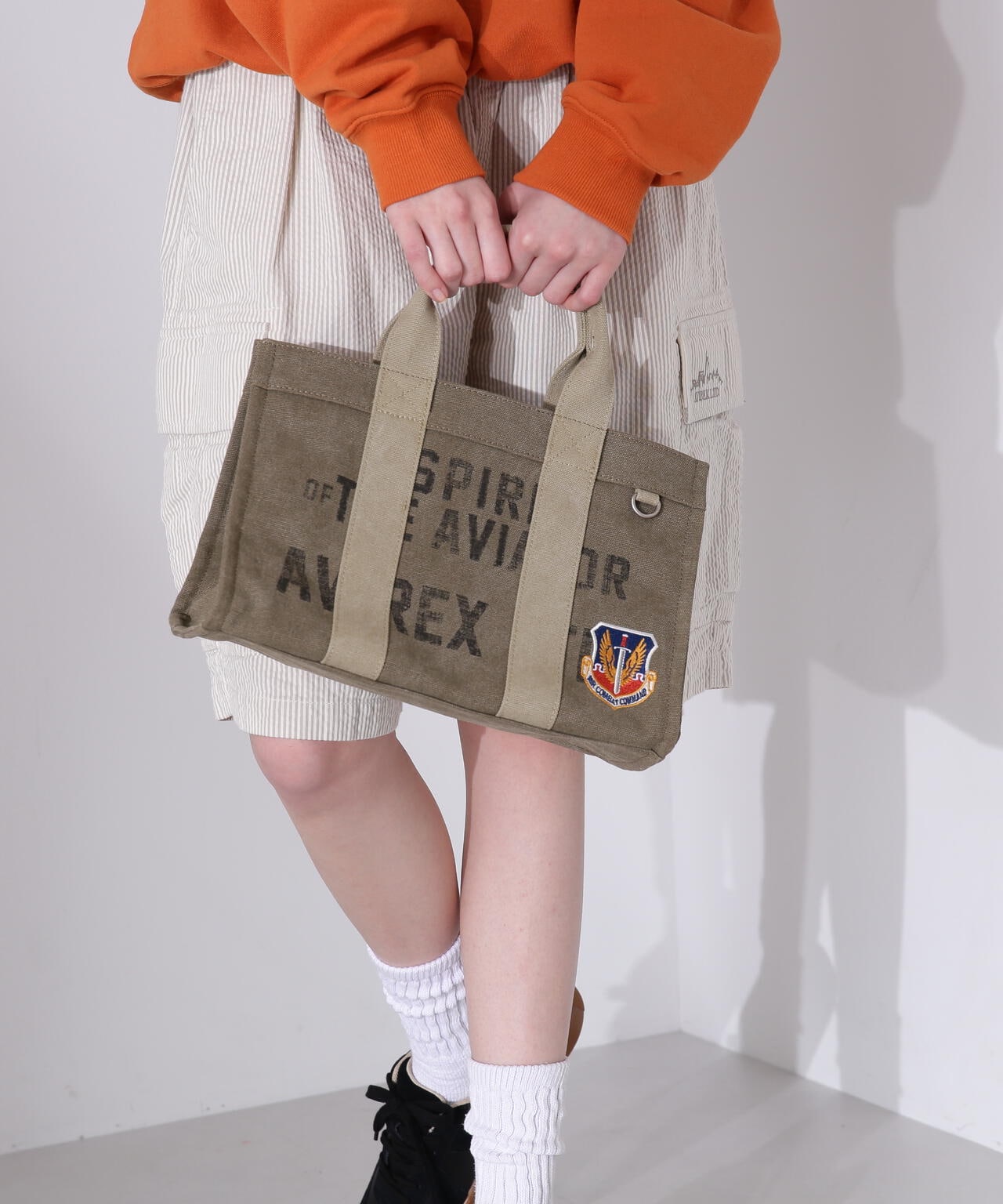 STENCIL MINI TOTE BAG/ステンシルミニトートバッグ | AVIREX