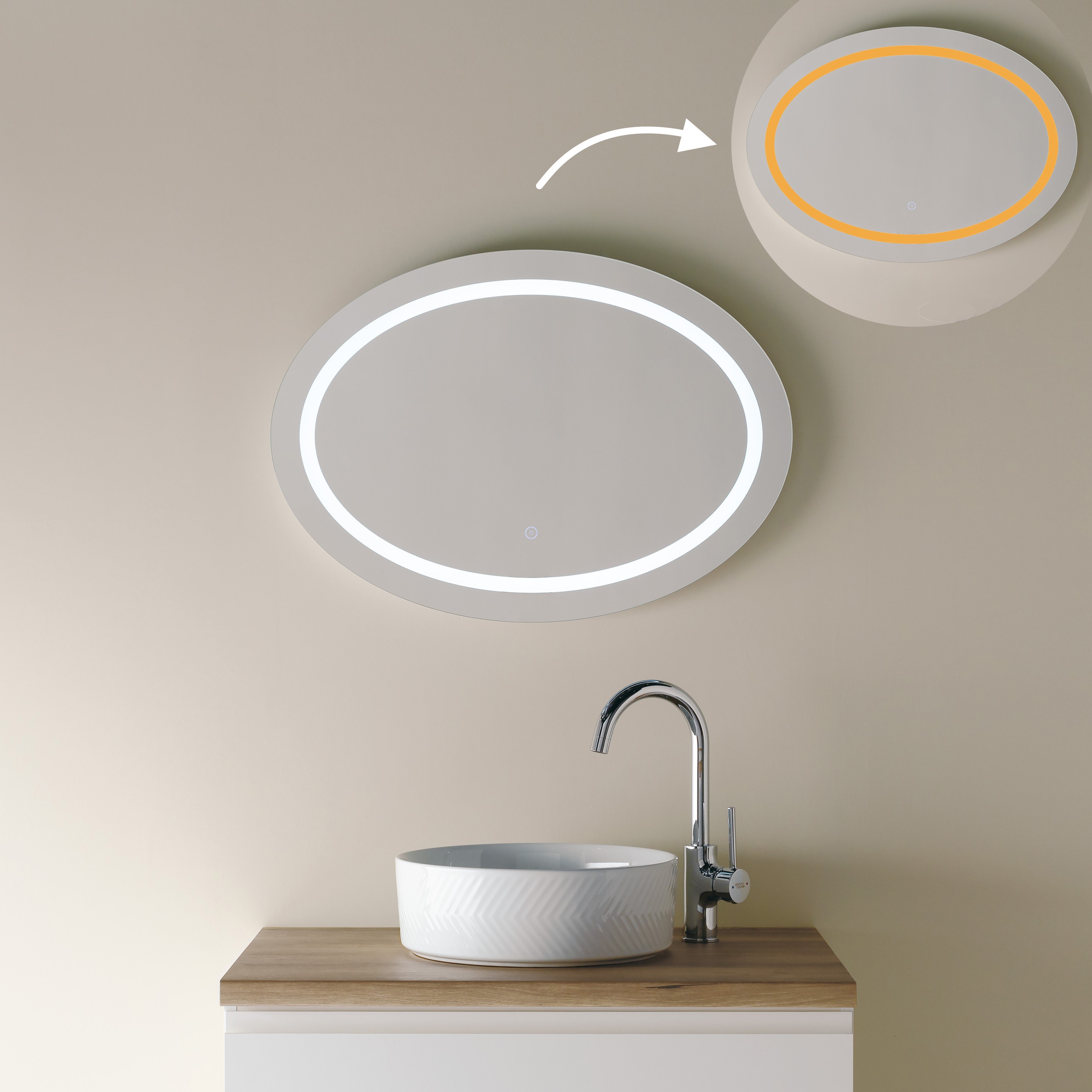 洗面ボウル ホワイト-18 B221水栓・排水トラップ・排水金具4点セット