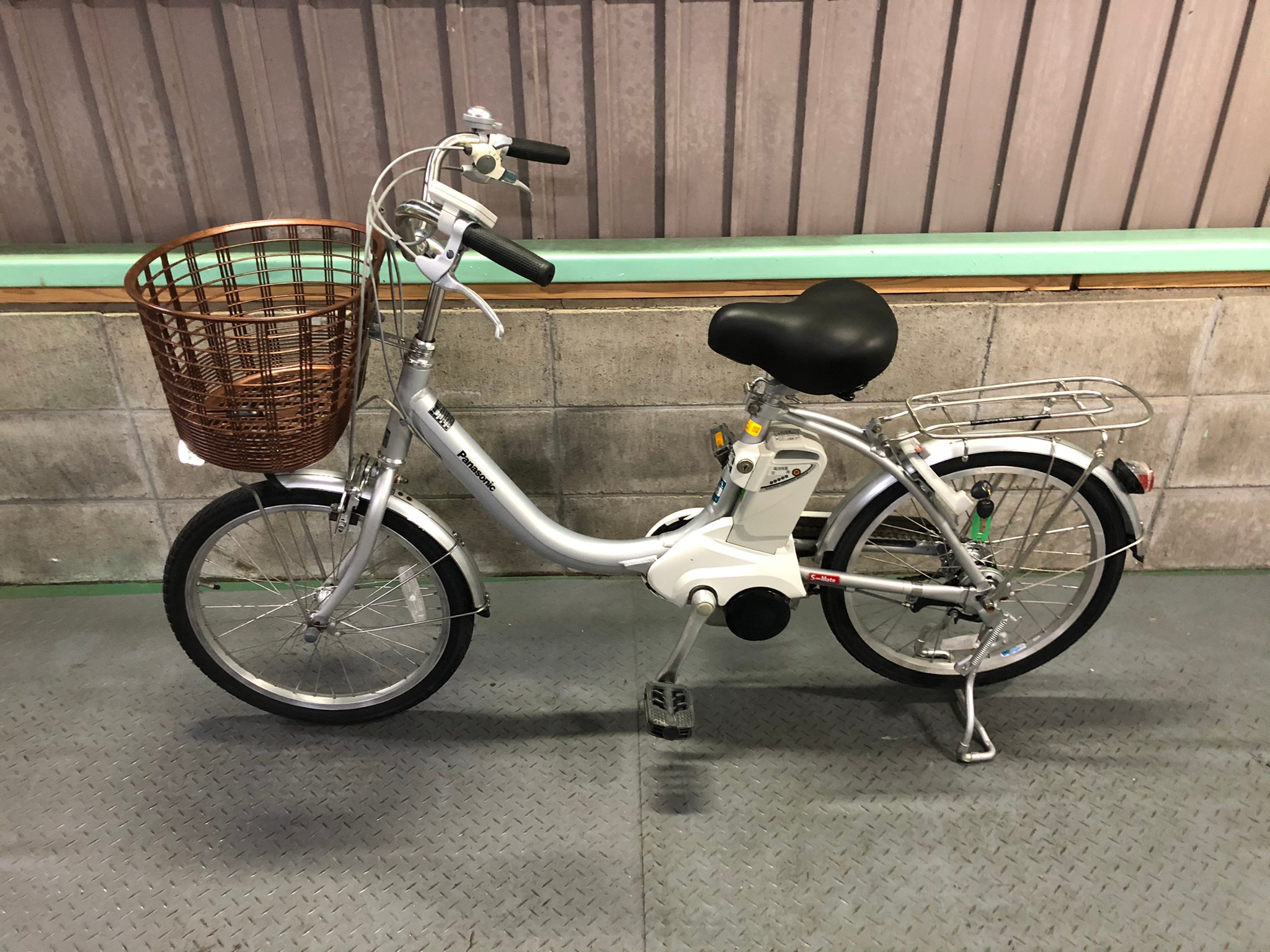 大阪限定 中古Panasonic電動アシスト自転車 12.8Ah 中古Panasonic電動