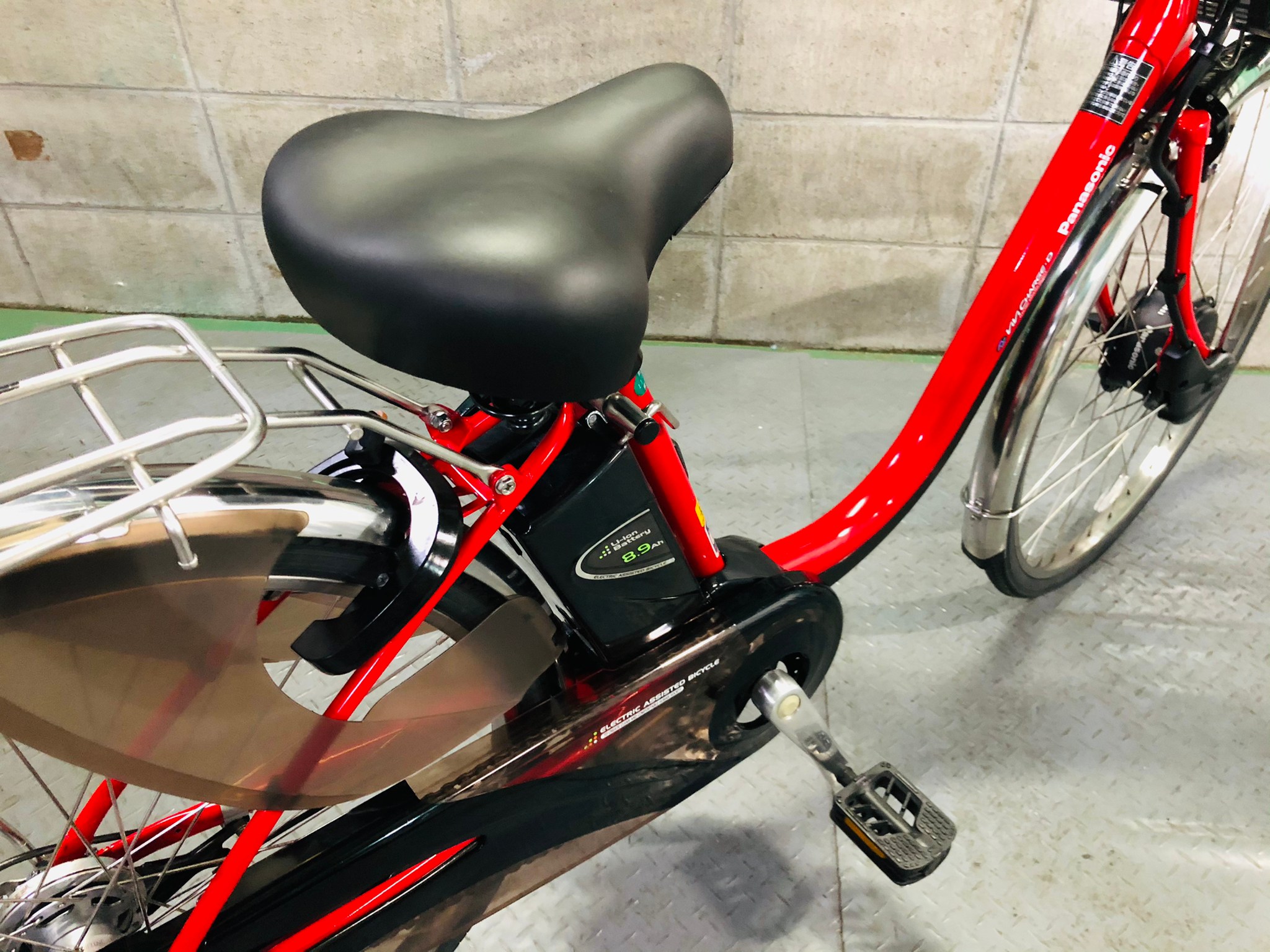 電動自転車 Panasonic ALFIT vivi レッド 63 電動自転車 Panasonic