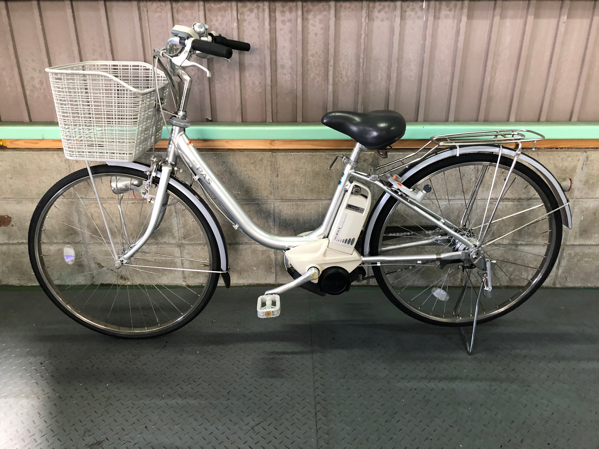 通電OK】YAMAHA ヤマハ PAS 電飾看板 パス 両面式 昭和レトロ バイク用