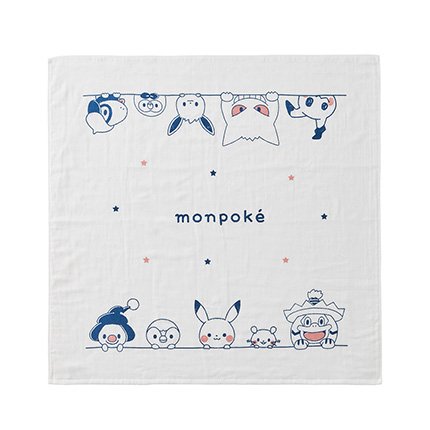 日本製正方形バスタオル│monpoke│モンポケ│GOODS