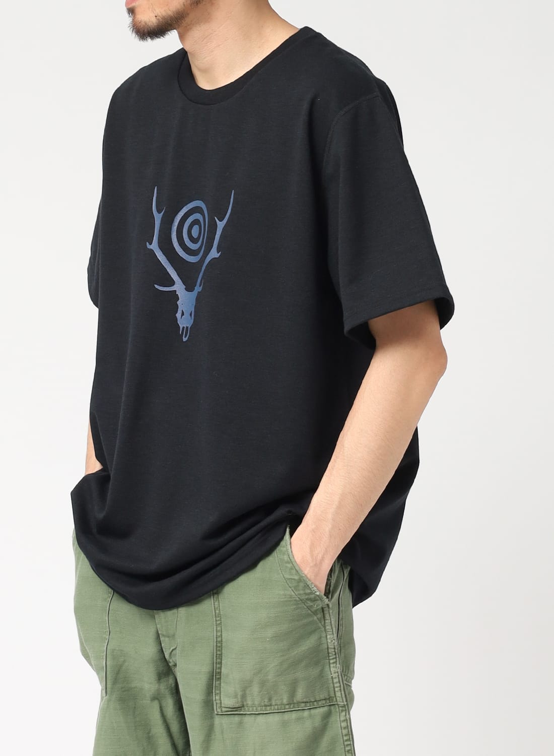 S/S CREW NECK TEE - SKULL&TARGET|ショートスリーブクルーネック