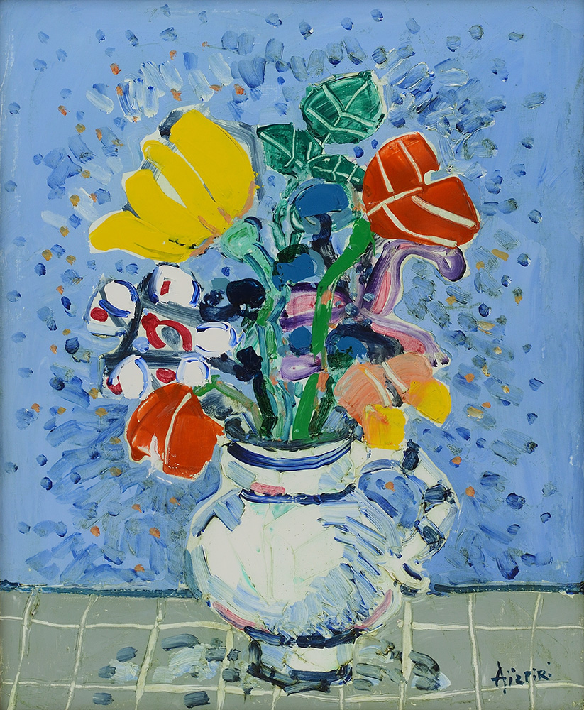 花瓶と花のパステル画 83/120 アイズビリ 花瓶と花のパステル画 83/120