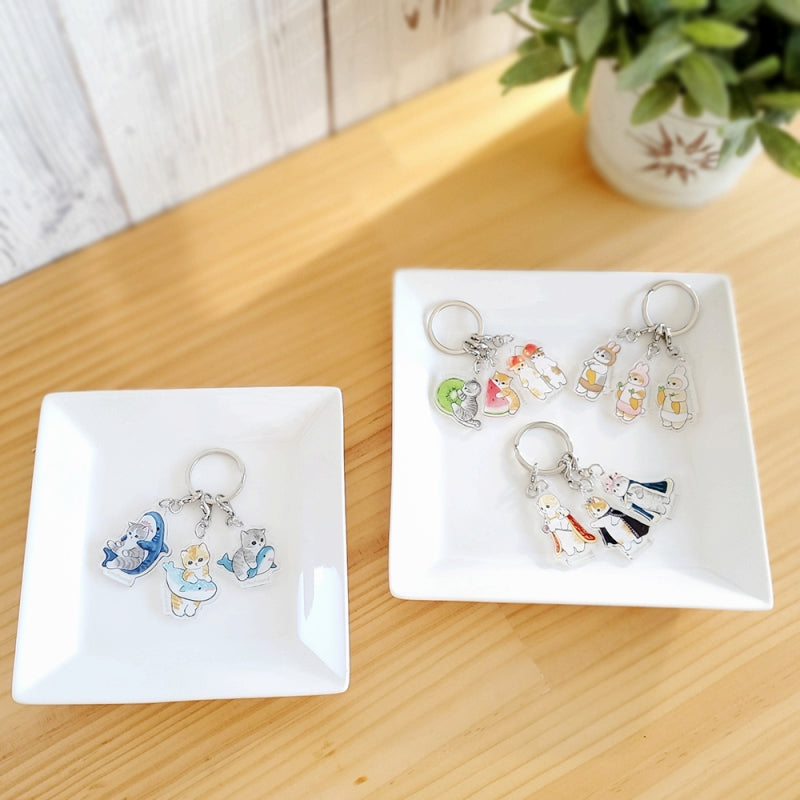 mofusand 3連アクリルキーホルダー まんと | mofusandもふもふマーケット