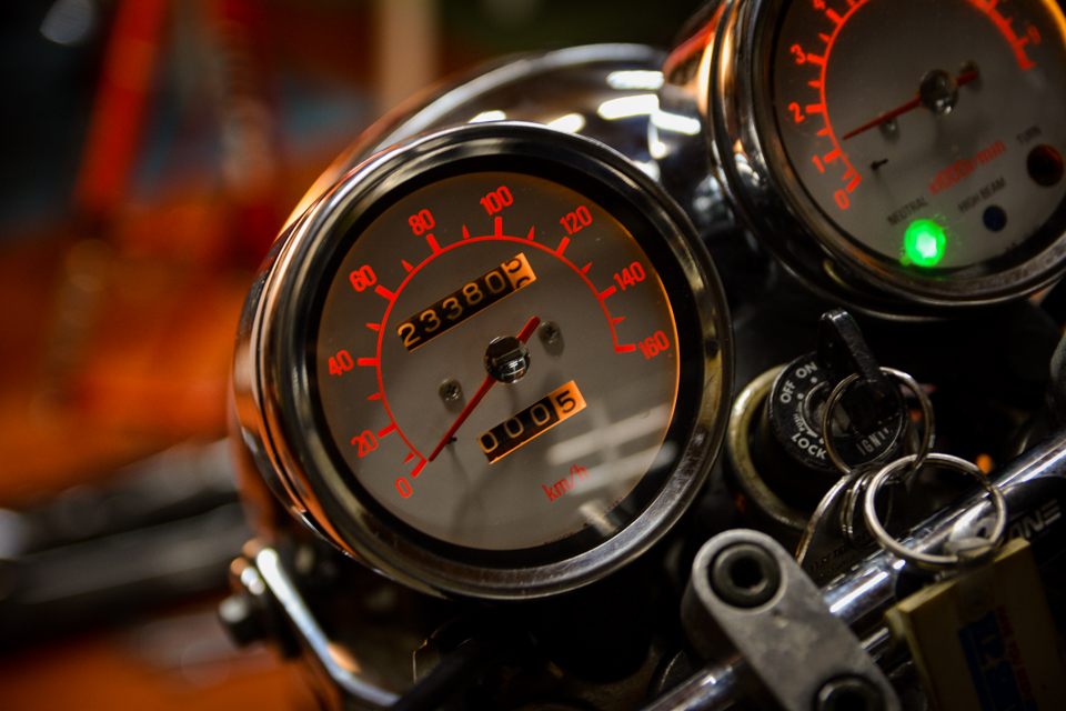 ヤマハ SR400 SR500 スピードメーター タコメーター SR用タコメーター