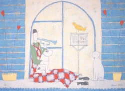 大幅値引きアノラ·スペンス ドローイング[ミュージシャン·イン·ア·カー