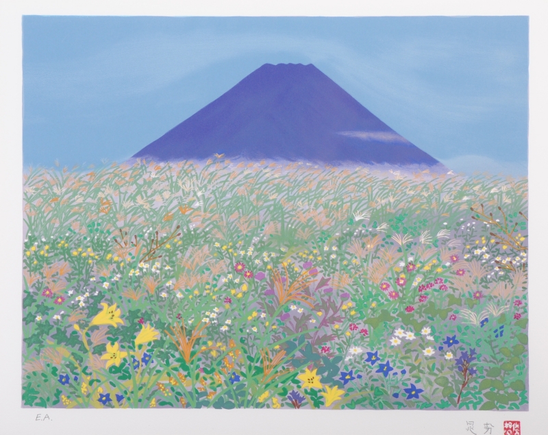 田中珠香 四季草花 掛け軸 【公式通販】