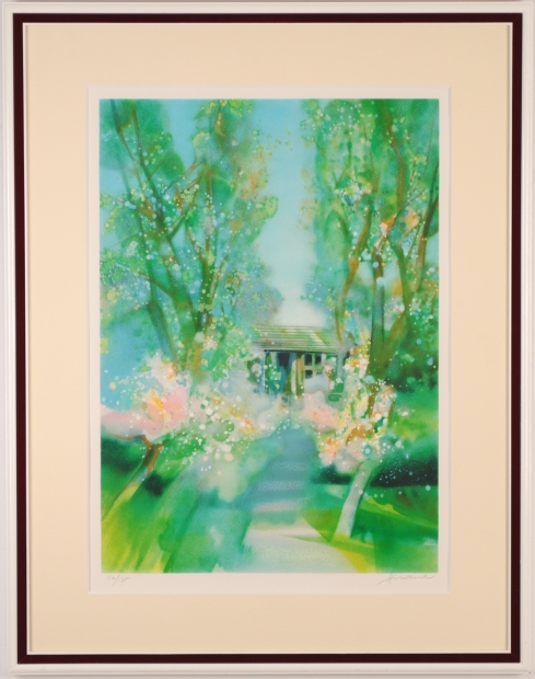 インテリアの絵画をリトグラフの版画で制作したカミーユ・イレールの