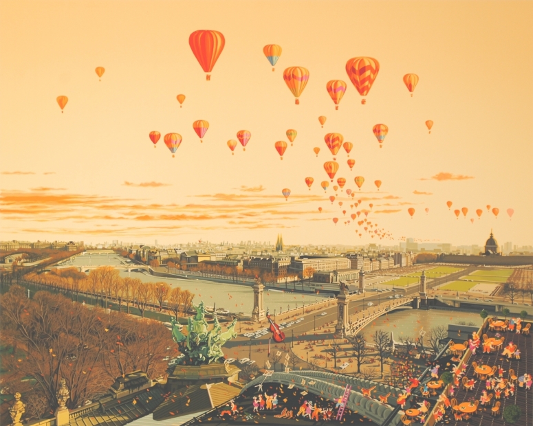 風景画 AP 4/50 限定版 ヒロヤマガタ 風景画 AP 4/50 限定版 ヒロ