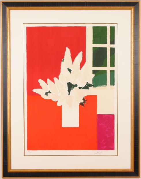 カトラン【ライラック】 和紙刷り リトグラフ カトラン【ライラック