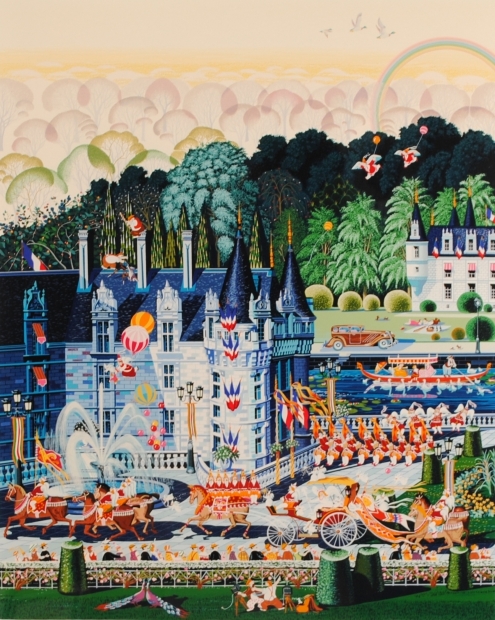 ヒロヤマガタ 絵画 ヒロ・ヤマガタがシルクスクリーンの版画で制作した