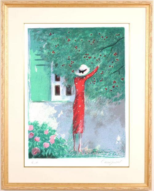 ☆送料無料☆匿名配送☆カシニョール アートポスター額入り 新品未使用