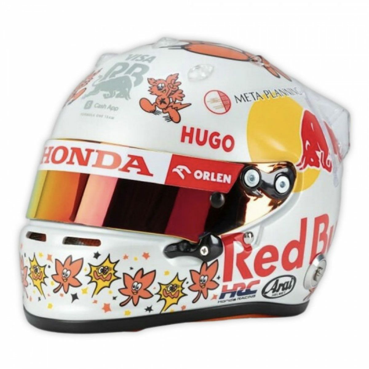 激レア】e Russell 直筆サイン入り1/2ヘルメット C.ルクレール直筆