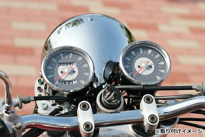 グッズ(GOODS) 80φSMITHスタイルスピードメーターキット /SR400/500(03