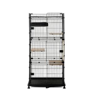 ルーフキャットケージ W93×D63×H178cm アイアンブラック ｜ ミスター