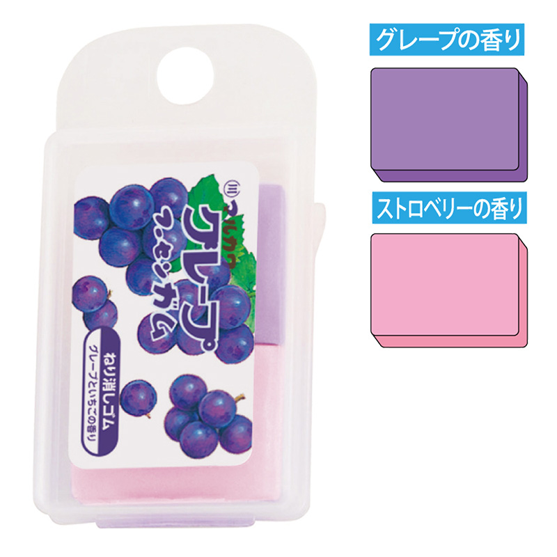 香り付きねり消し フーセンガム グレープ ｜ ミスターマックス