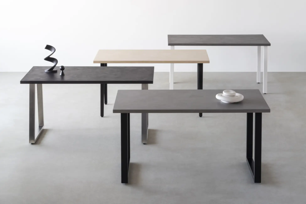 1cm単位のサイズオーダーOK！熟練の左官職人が作るモルタル調天板の