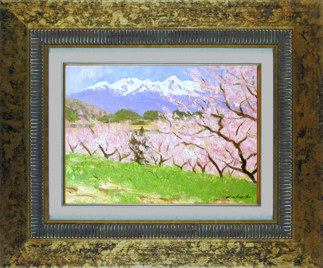 入相の里」1998 P15 妙義山 油彩画 油絵 絵画 風景画 アート 入