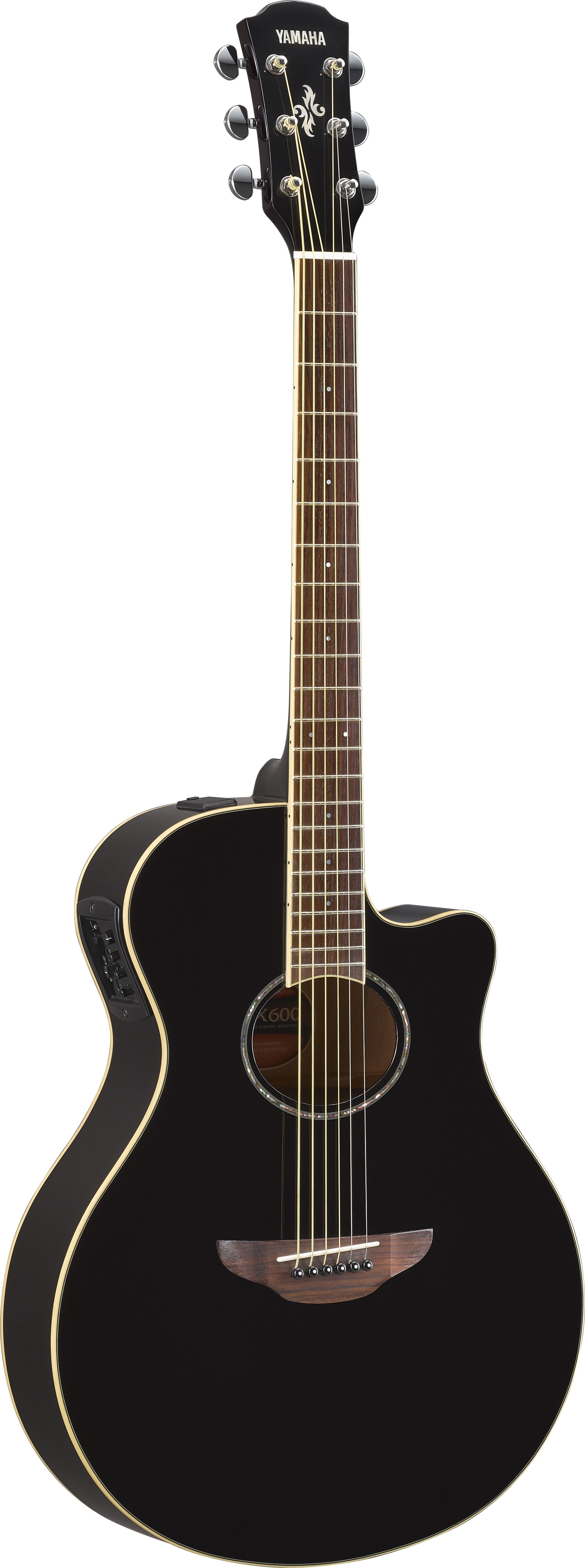 Yamaha APX600 Black Thinline Acoustic Electric Guitar Yamaha