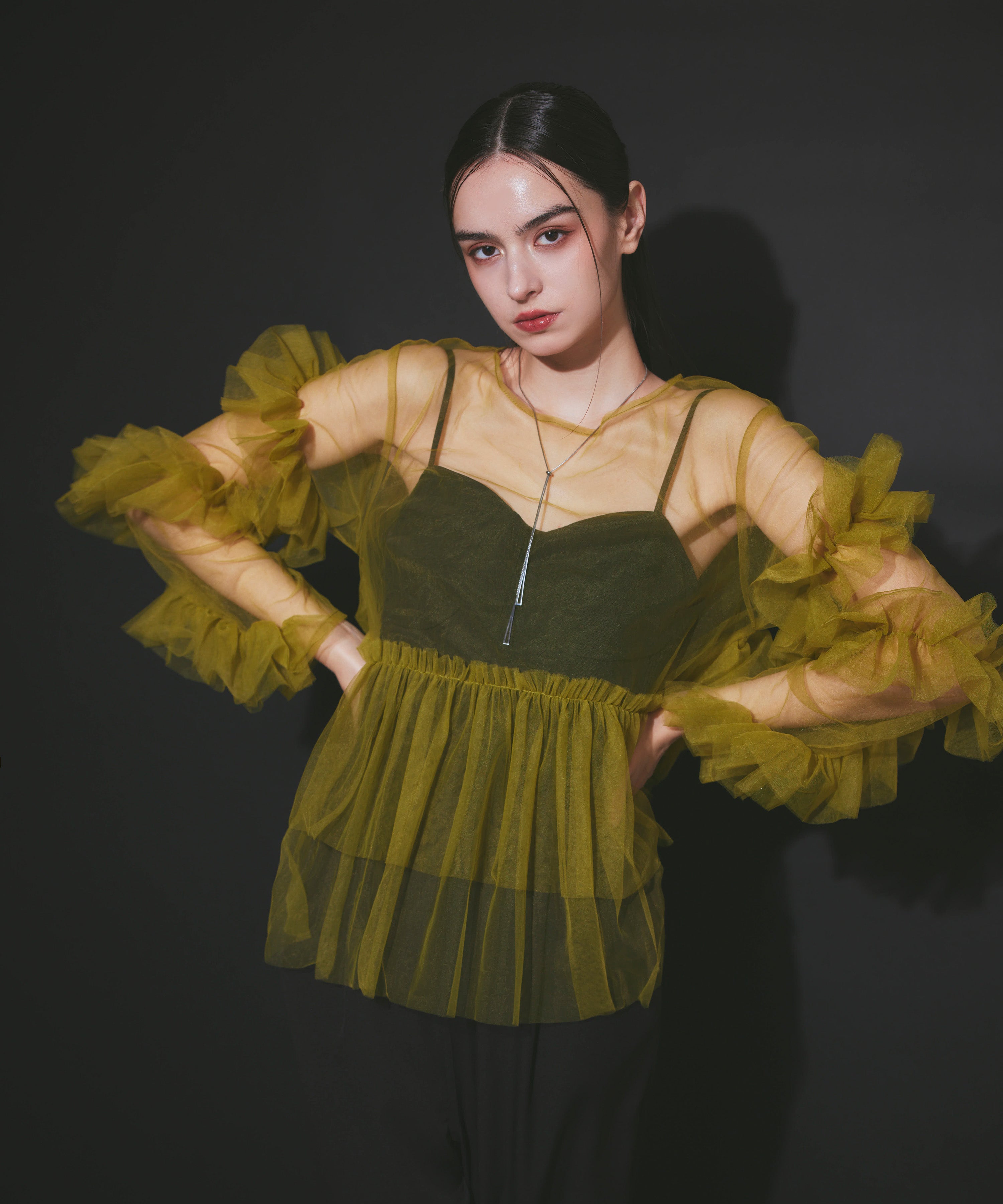 FRILL TULE TOP – My shawty
