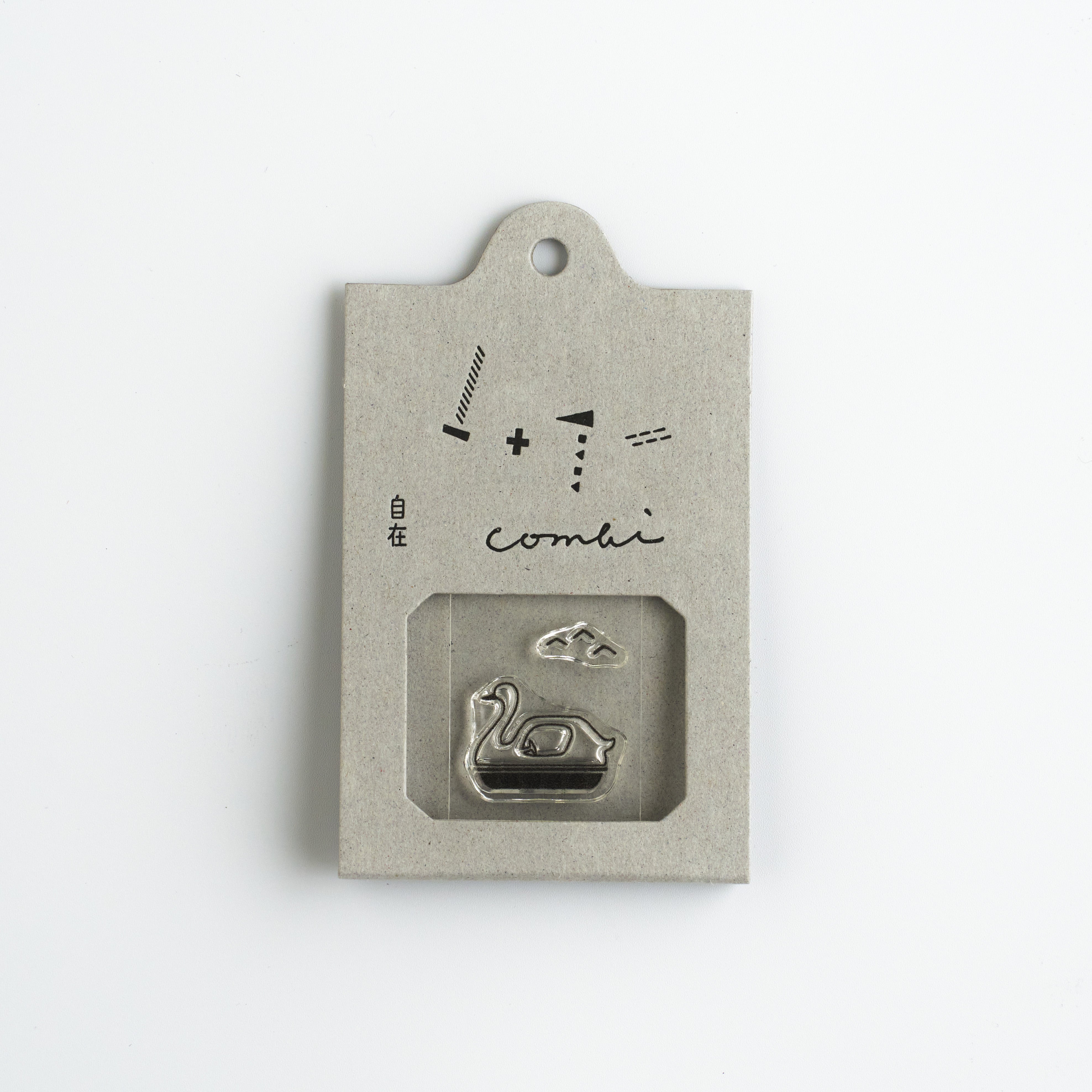 自在ハンコ コンビ スワンボート – 水縞