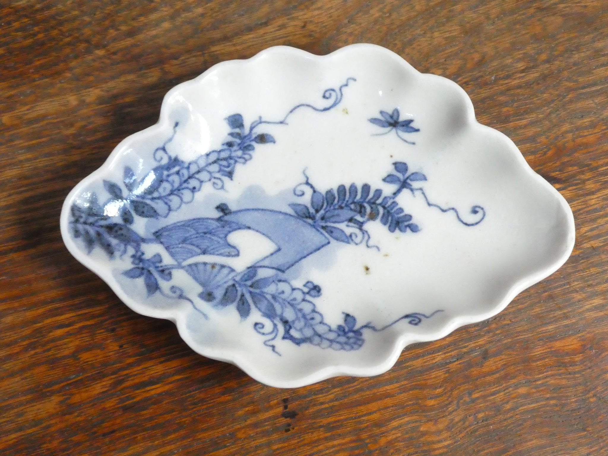 藍九谷」山水人物文手付水柱 【公式通販】