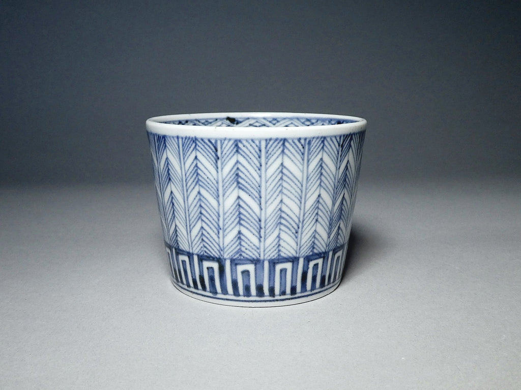 古伊万里 そば猪口 矢羽紋大振蕎麦猪口 – n3curio