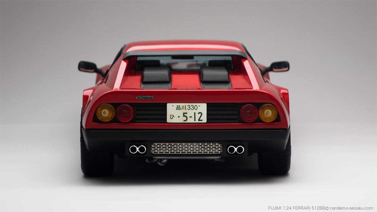 1/24 フジミ フェラーリ512BB | 図解！なんでも制作日記 [プラモデルの