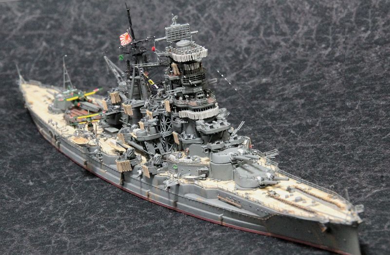 1/700 日本海軍高速戦艦 榛名 レイテ沖海戦時 フジミ FUJIMI フジミ