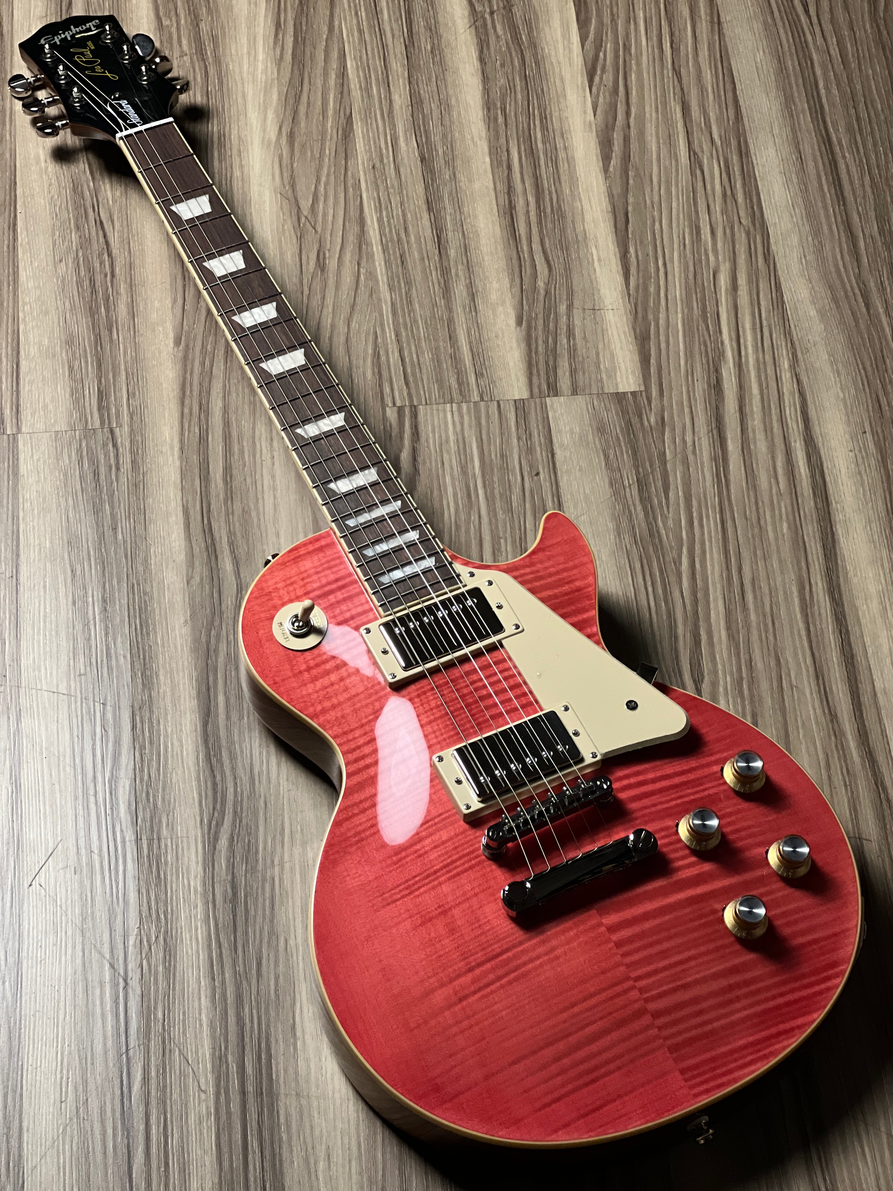 Epiphone Les Paul Standard 60s Figured in Fuchsia – nafiriguitar.com