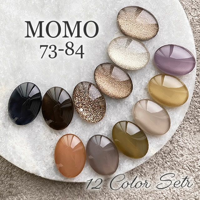 カラージェル MOMO by nail for all 3g 12色セット 73-84 | nail for all