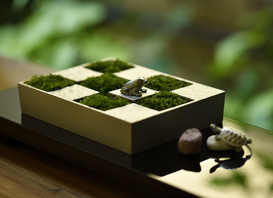 高岡銅器 晴光作 砂張 喚鐘 小槌付 共箱 M R8443 高岡銅器 晴光作 砂張