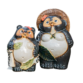 ta-087 寝たぬき(果報は練て待てねんね狸）｜信楽たぬき専門店/ネット