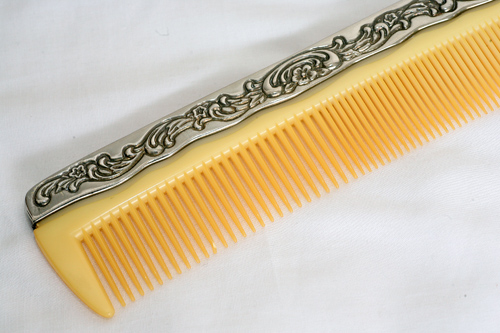 イギリス〉1950年代アンティークシルバーブラシセット 海外