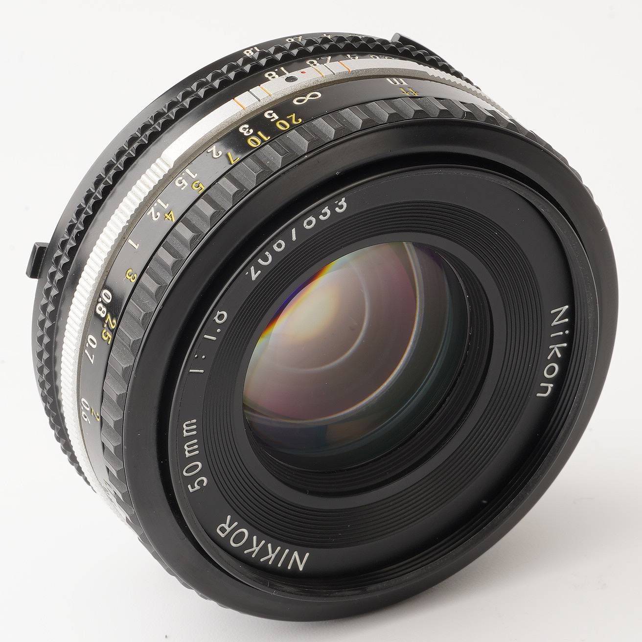 極上品☆ニコン Nikon Ai-s アウトレット NIKKOR 50mm F1.8 パンケーキ