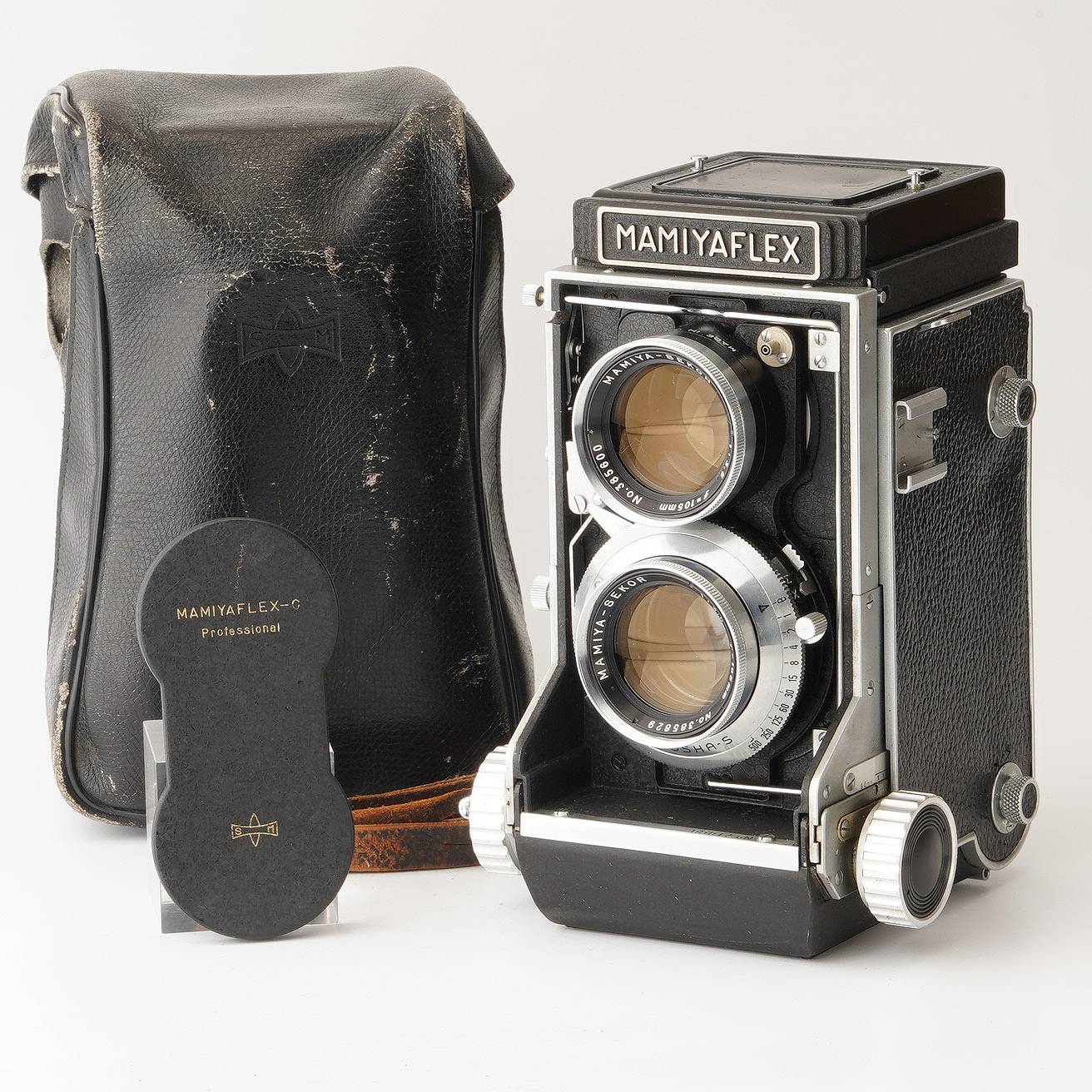U2090】 【シャッター全速OK！】MAMIYAFLEX 105mm 3.5 U2090