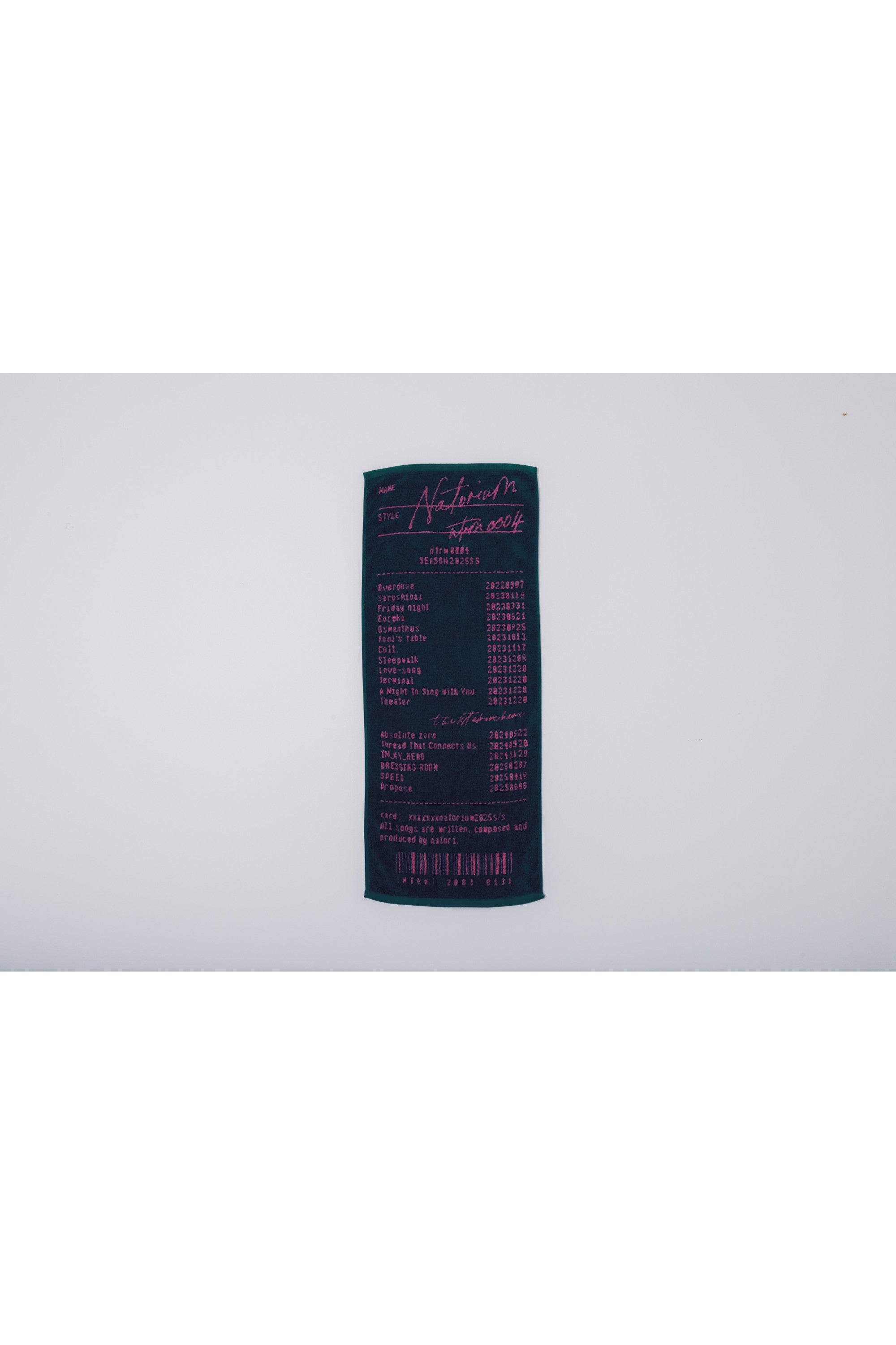 natorium Face Towel ネイビー – なとり natorium. Official Store