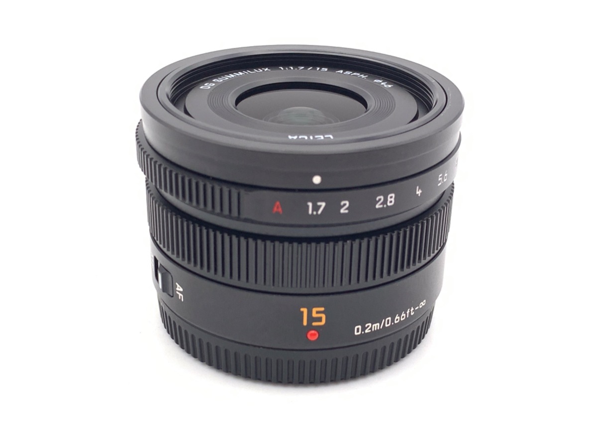 LEICA DG SUMMILUX 15mm/F1.7 ASPH. H-X015-K [ブラック] 中古価格比較