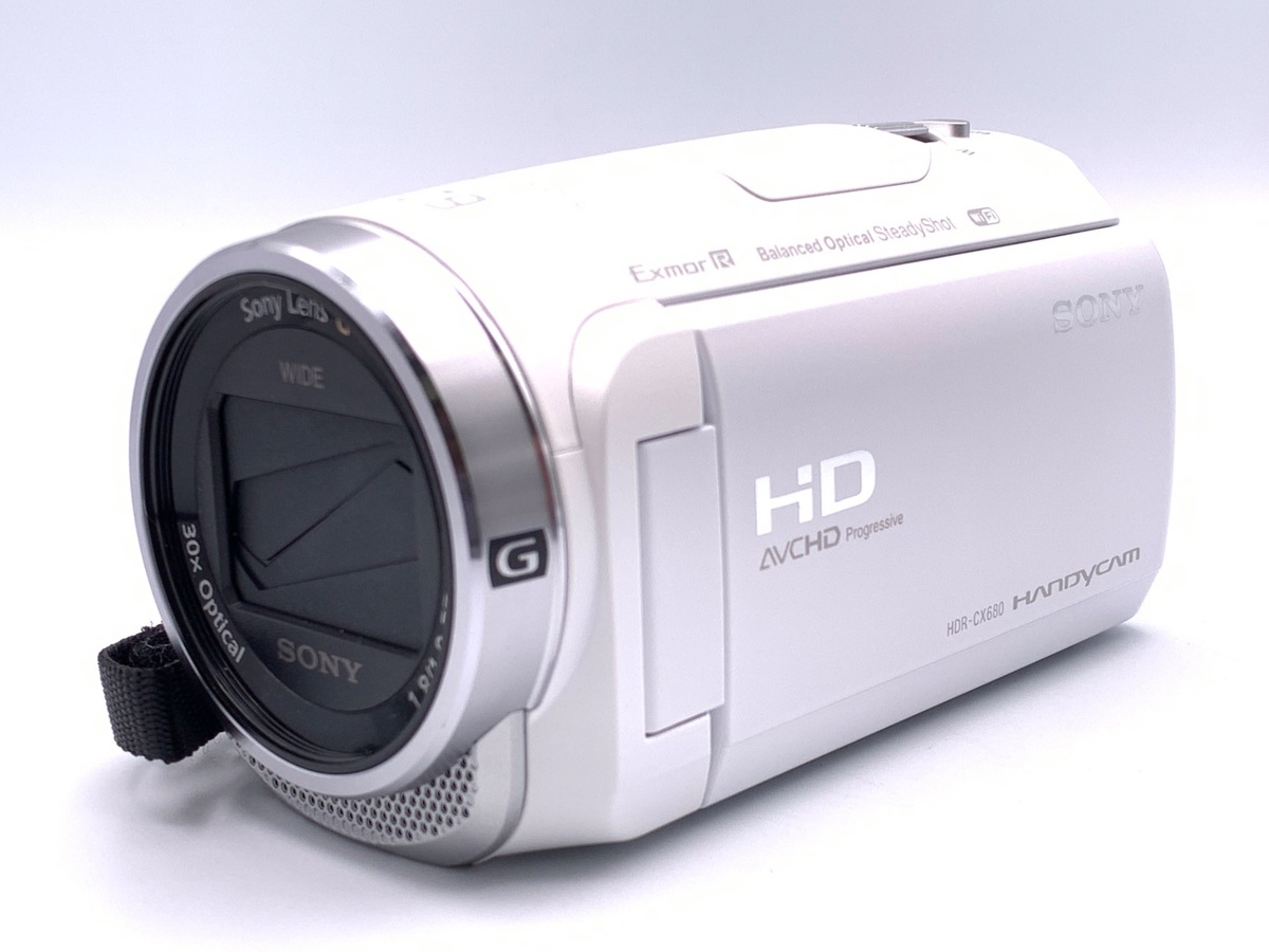 21年SONY ビデオカメラ Handycam HDR-CX680 ホワイト SONY HDR-CX680を
