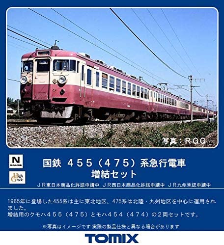 TOMIX 国鉄 455(475)系急行電車基本セット 品番:98379 #トミックス