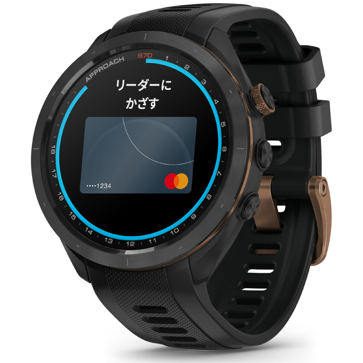 ガーミン GARMIN Approach S70 アプローチ S70 47mm ブラック ブロンズ