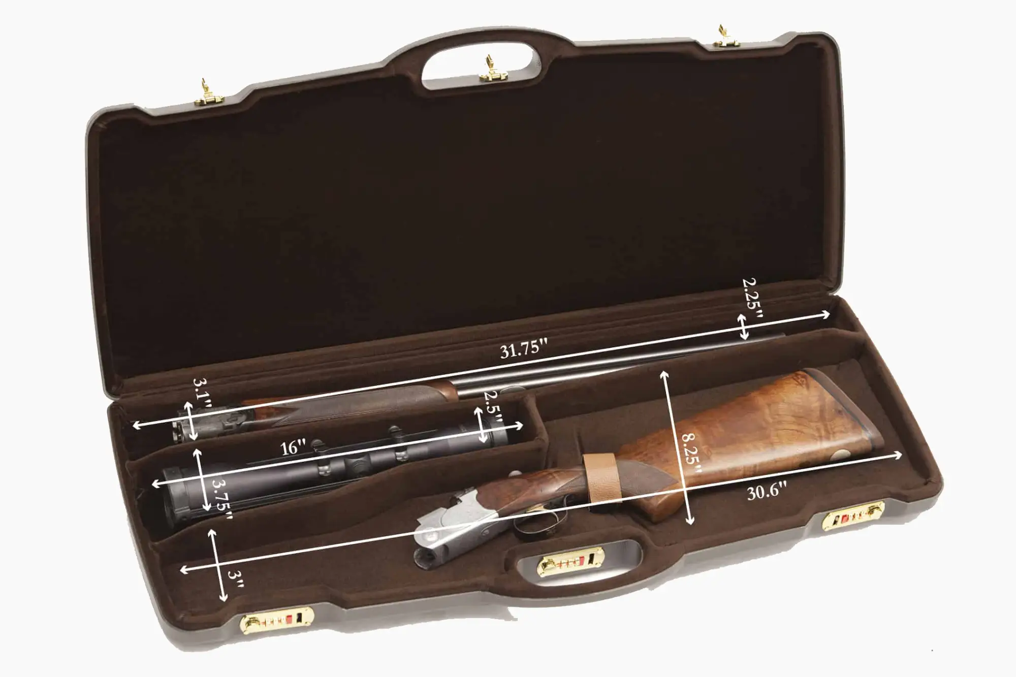 Negrini 1623L EXPR Takedown Hard Rifle Case